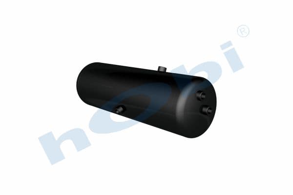 Air Tank Ø206 L:655 Steel MC Lt:20 Black (RAL9005)
