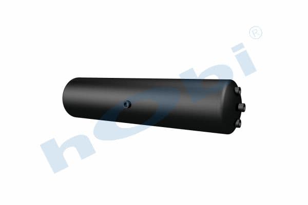 Air Tank, Ø206 L:872 Steel, OT Lt:28 Black (RAL9005)