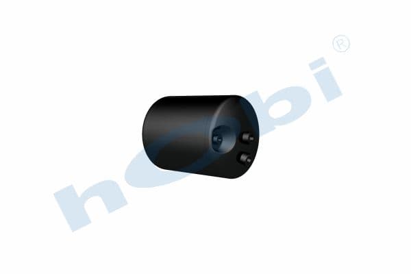 Air Tank Ø230 L:319 Steel UN Lt:11 Black (RAL9005)