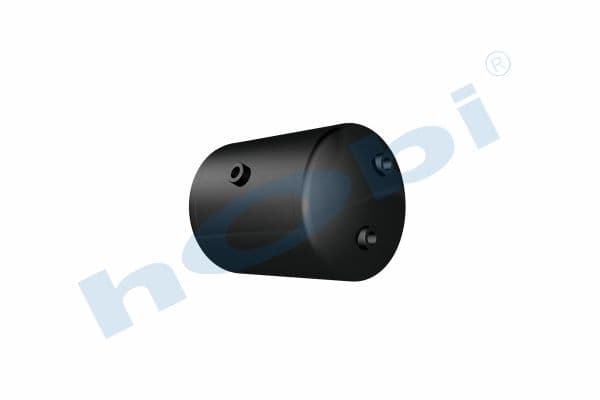 Air Tank Ø246 L:357 Steel DF Lt:15 Black (RAL9005)