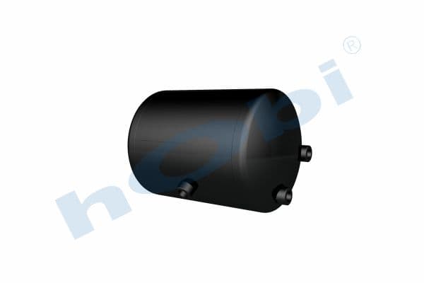 Air Tank Ø246 L:362 Steel VL Lt:15 Black (RAL9005)
