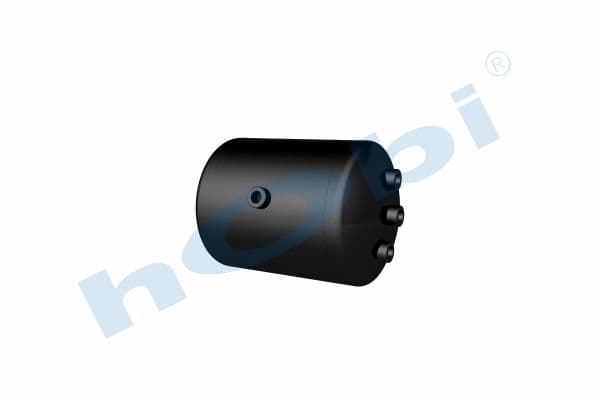 Air Tank Ø246 L:351 Steel VL Lt:15 Black (RAL9005)