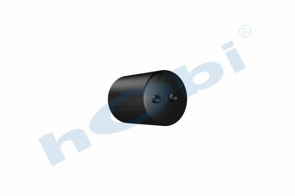 Air Tank Ø246 L:384 Steel UN Lt:15 Black (RAL9005)
