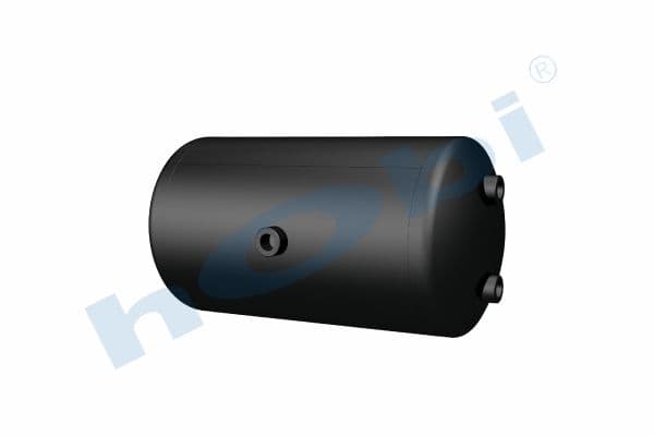 Air Tank, Ø246 L:467 Steel, MC Lt:20 Black (RAL9005)
