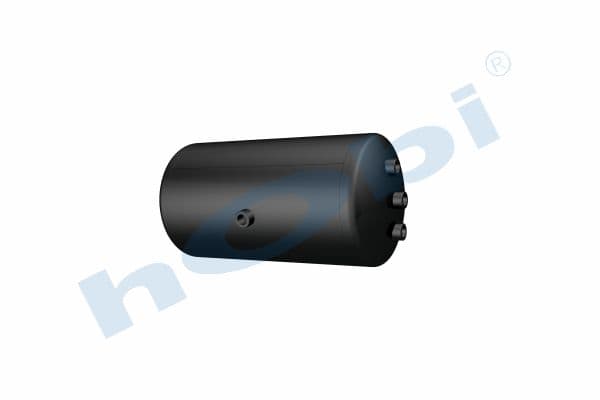 Hava Tankı, Ø246 L:486 Çelik, UN Lt:20 Siyah (RAL9005)