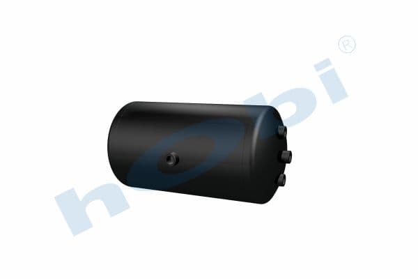 Air Tank, Ø246 L:480 Steel, MC Lt:20 Black (RAL9005)