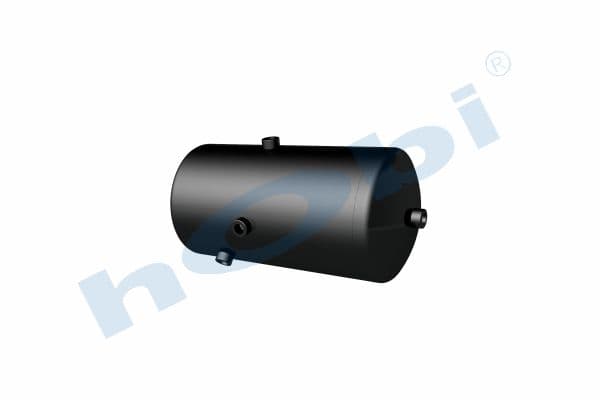 Air Tank Ø246 L:499 Steel DF Lt:20 Black (RAL9005)