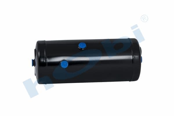 Air Tank Ø246 L:583 Steel DF Lt:25 Black (RAL9005)