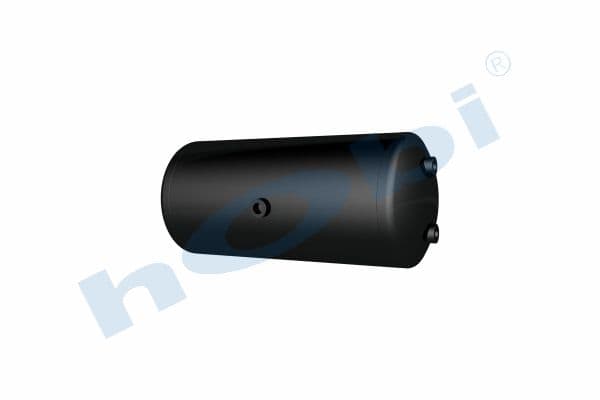 Air Tank Ø246 L:562 5 Steel MN Lt:25 Black (RAL9005)