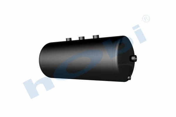 Air Tank Ø246 L:606 Steel UN Lt:26 Black (RAL9005)