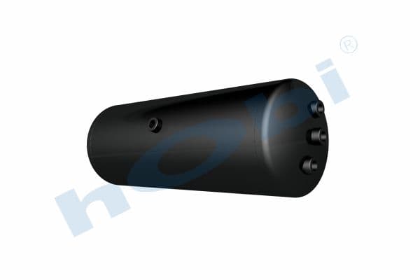 Air Tank Ø246 L:697 5 Steel MC Lt:30 Black (RAL9005)