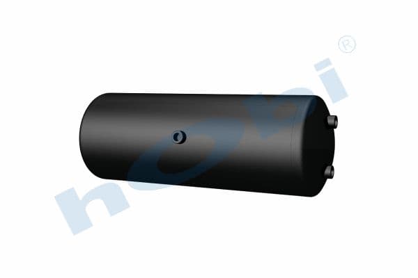 Air Tank, Ø246 L:692 Steel, IV Lt:30 Black (RAL9005)