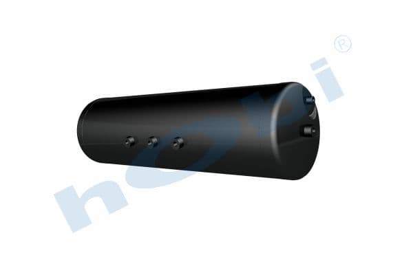 Air Tank Ø246 L:838 Steel UN Lt:38 Black (RAL9005)