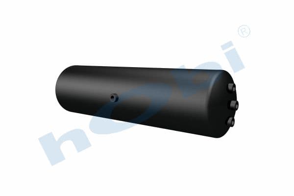 Air Tank, Ø246 L:894 Steel, OT Lt:40 Black (RAL9005)