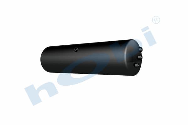 Air Tank Ø246 L:915 5 Steel MC Lt:40 Black (RAL9005)