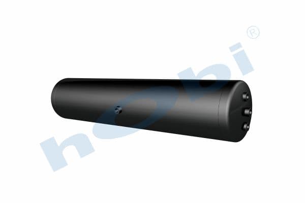 Air Tank Ø246 L:1133 Steel MC Lt:50 Black (RAL9005)