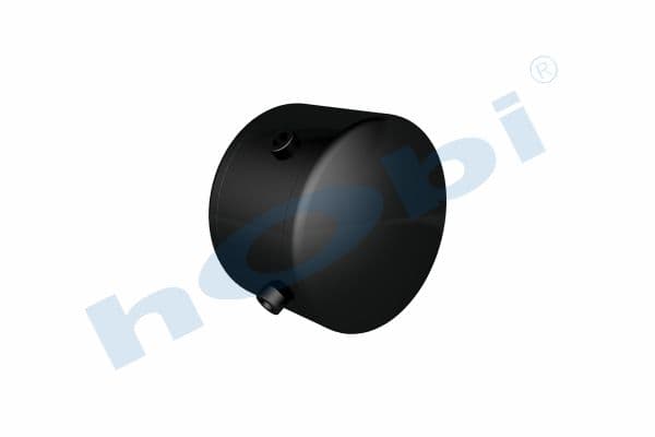 Air Tank Ø276 L:256 Steel SC Lt:12 Black (RAL9005)