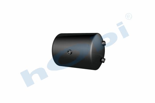 Hava Tankı Ø276 L:402 Çelik MC Lt:20 Siyah (RAL9005)