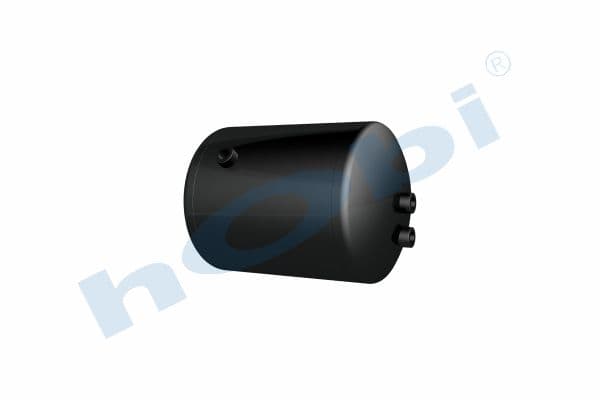 Air Tank Ø276 L:396 Steel MC Lt:20 Black (RAL9005)
