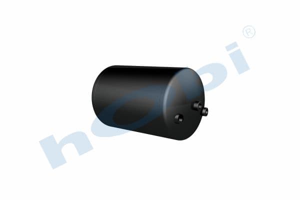 Air Tank Ø276 L:466 Steel VL Lt:25 Black (RAL9005)