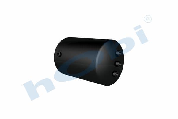Air Tank Ø276 L:467 Steel VL Lt:25 Black (RAL9005)