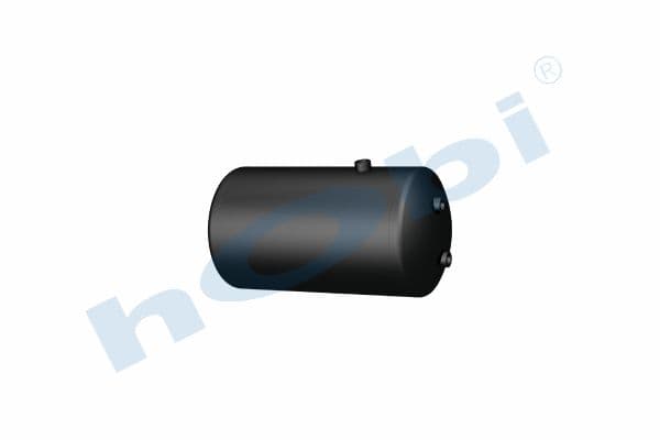 Hava Tankı, Ø276 L:534 Çelik, UN Lt:30 Siyah (RAL9005)
