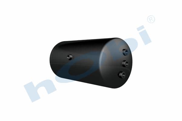 Air Tank Ø276 L:568 Steel MC Lt:30 Black (RAL9005)