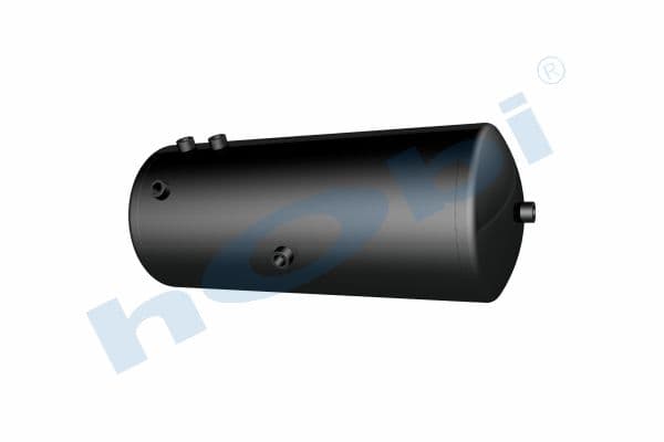 Air Tank Ø276 L:693 Steel VL Lt:38 Black (RAL9005)