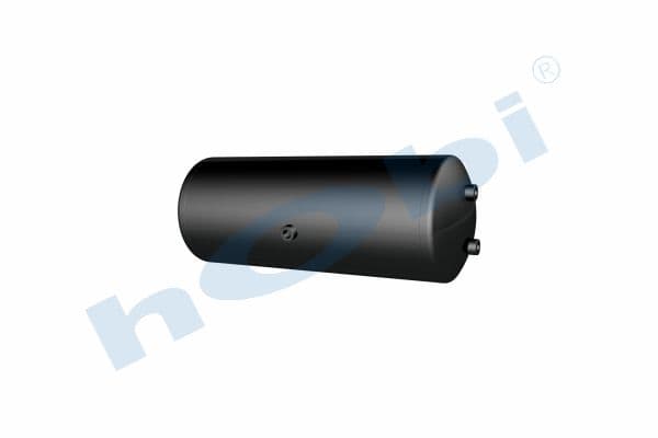 Air Tank Ø276 L:732 Steel MC Lt:40 Black (RAL9005)