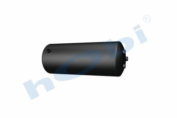 Air Tank, Ø276 L:732 Steel, VL Lt:40 Black (RAL9005)