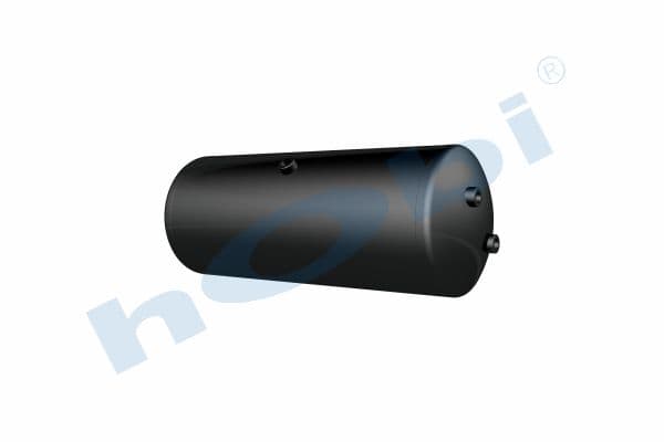 Air Tank Ø276 L:717 Steel UN Lt:40 Black (RAL9005)