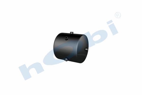 Air Tank Ø300 L:341 Steel DF Lt:20 Black (RAL9005)