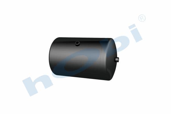 Air Tank Ø276 L:489 Steel DF Lt:30 Black (RAL9005)