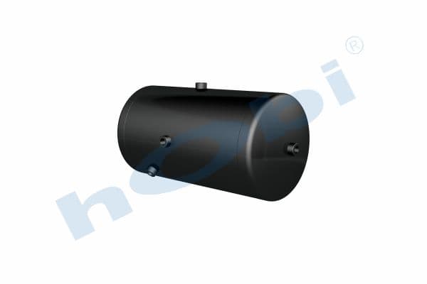 Air Tank Ø300 L:572 Steel DF Lt:36 Black (RAL9005)