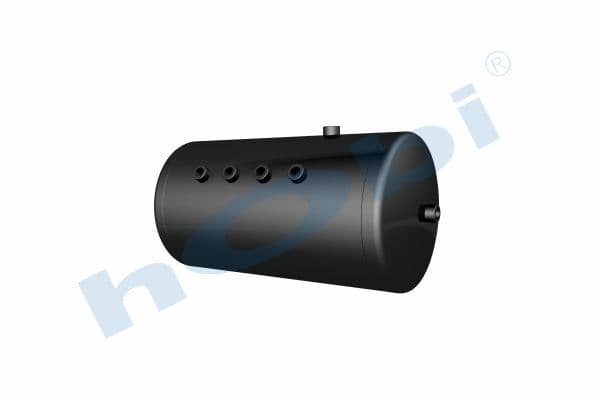 Air Tank Ø300 L:575 Steel DF Lt:36 Black (RAL9005)