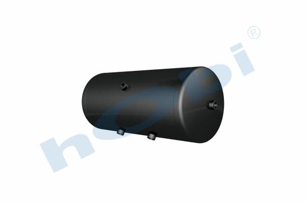 Air Tank Ø300 L:694 Steel UN Lt:45 Black (RAL9005)