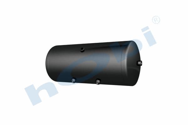 Air Tank Ø300 L:706 Steel UN Lt:45 Black (RAL9005)