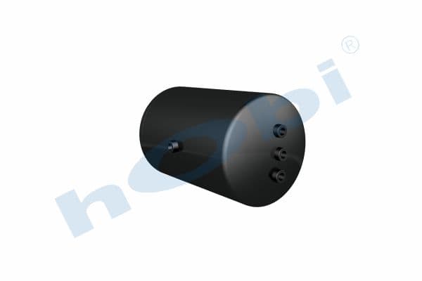 Air Tank Ø310 L:512 Steel MN Lt:35 Black (RAL9005)