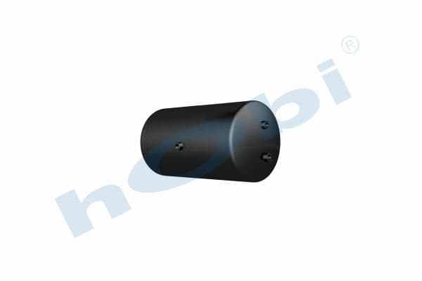 Air Tank Ø310 L:597 Steel UN Lt:40 Black (RAL9005)