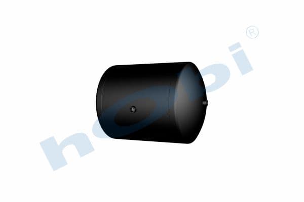 Air Tank Ø396 L:542 Steel UN Lt:60 Black (RAL9005)