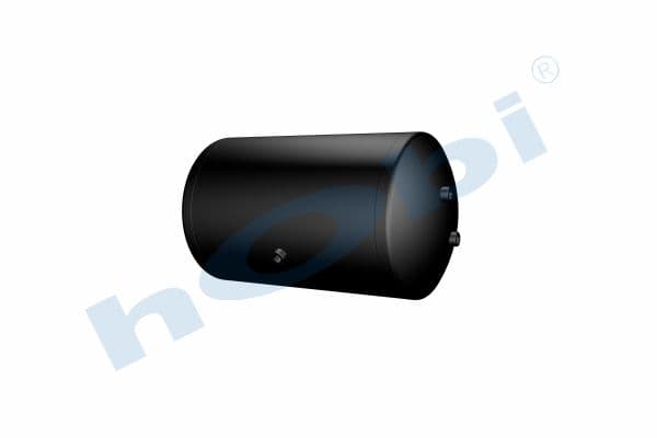 Air Tank Ø396 L:702 Steel UN Lt:80 Black (RAL9005)