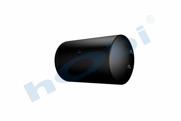 Air Tank Ø396 L:712 Steel UN Lt:80 Black (RAL9005)