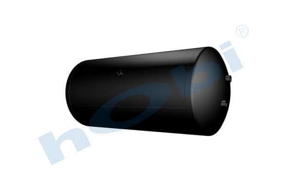 Air Tank Ø396 L:887 Steel UN Lt:100 Black (RAL9005)