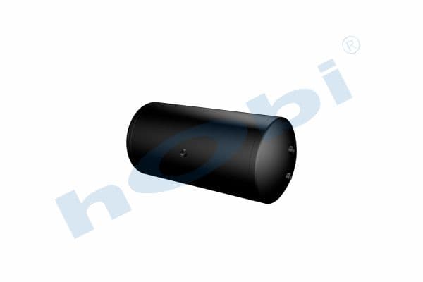 Air Tank Ø396 L:872 Steel SC Lt:100 Black (RAL9005)