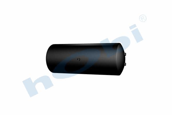 Air Tank Ø396 L:1039 Steel UN Lt:120 Black (RAL9005)