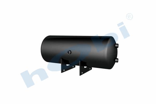 Air Tank Ø276 L:732 Steel Body With Bracket SH Lt:40 Black (RAL9005)