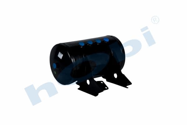 Air Tank Ø300 L:570 Steel Body With Bracket DF Lt:36 Black (RAL9005)