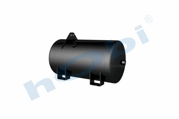 Hava Tankı Ø300 L:579 Çelik Gövde Braketli DF Lt:36 Gri (RAL7010)