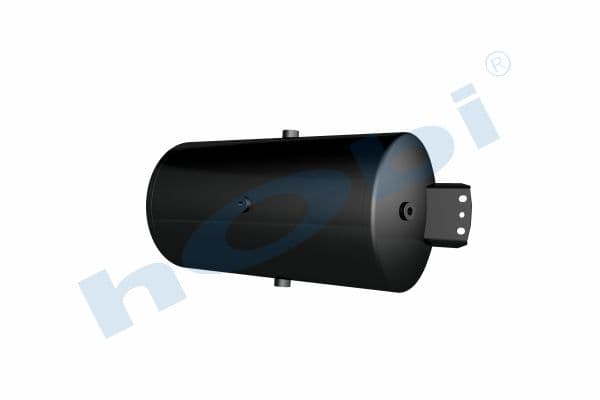 Air Tank Ø300 L:615 Steel Cover With Bracket UN Lt:40 Black (RAL9005)
