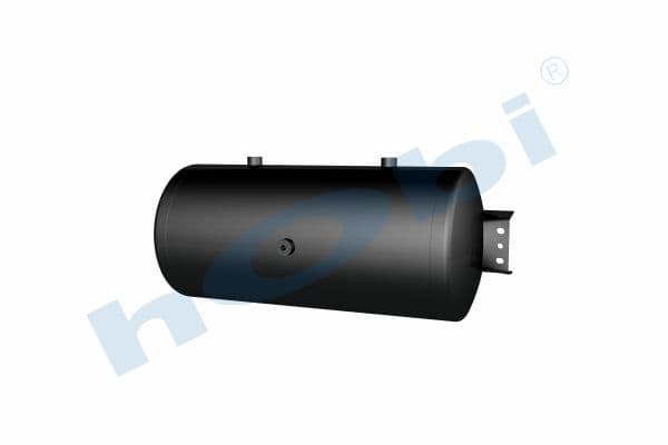 Air Tank Ø300 L:686 Steel Cover With Bracket UN Lt:46 Black (RAL9005)